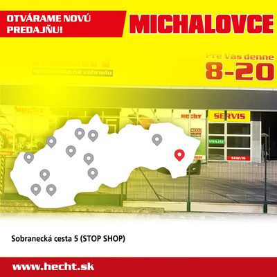 Otvárame novú predajňu v Michalovciach