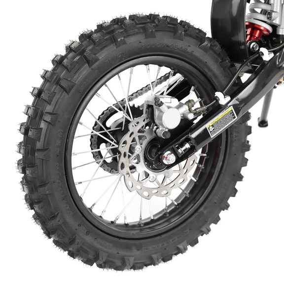 Zadné koleso s kotúčovou brzdou HECHT 51126 RED