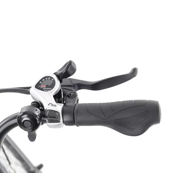 Pravé riadidlo s prehadzovačkou a zvončekom HECHT RUNNIS SHADOW