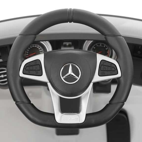 Volant detského autíčka MERCEDES GLC 63 S WHITE