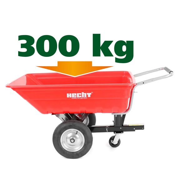 300 kg nosnosť vyklápacieho prívesného vozíka HECHT 53080