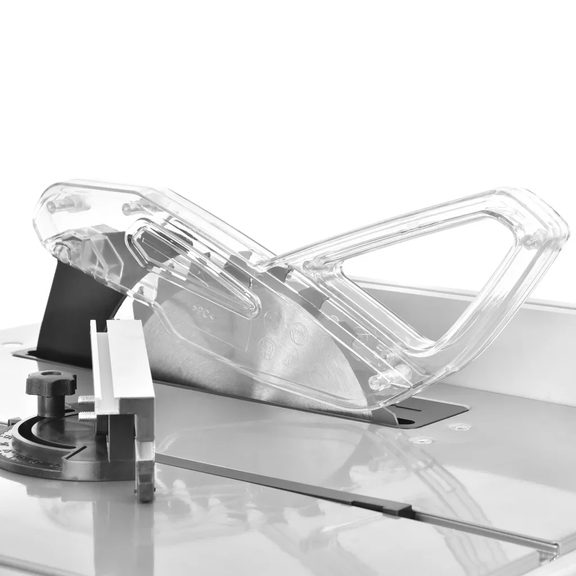 Kotúč s ochranným krytom na stolnej kotúčovej píle HECHT 8254