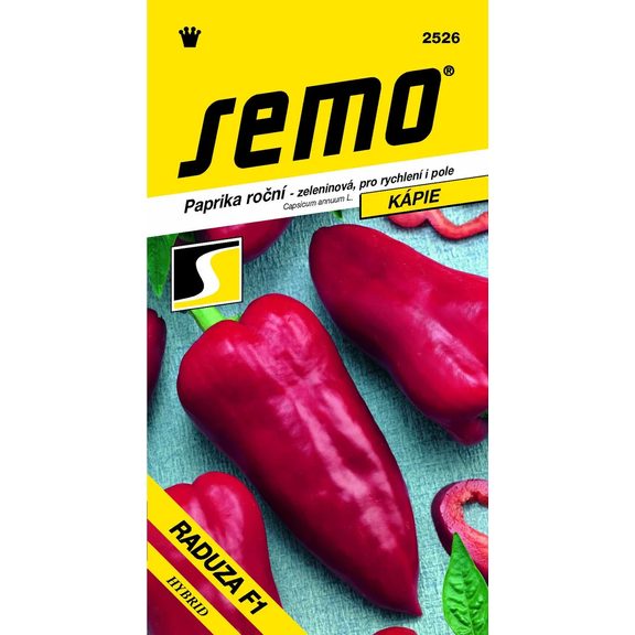 Paprika ročná kápia - Raduza F1 hybrid