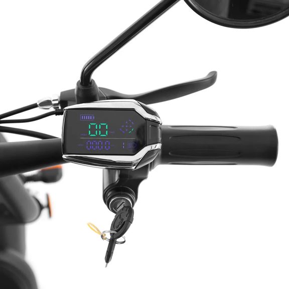 Pravá rukoväť s displejom HECHT COCIS MINI CARBON