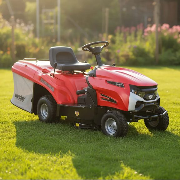 Záhradný traktor na záhrade HECHT 5169