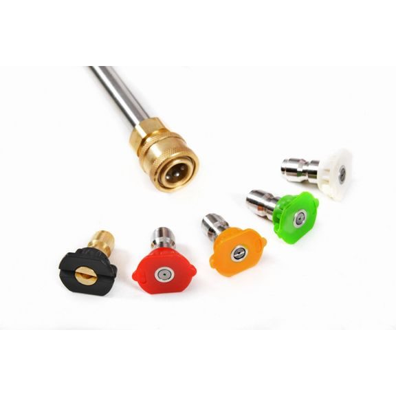 Detail trysiek dodávaných k umývačke