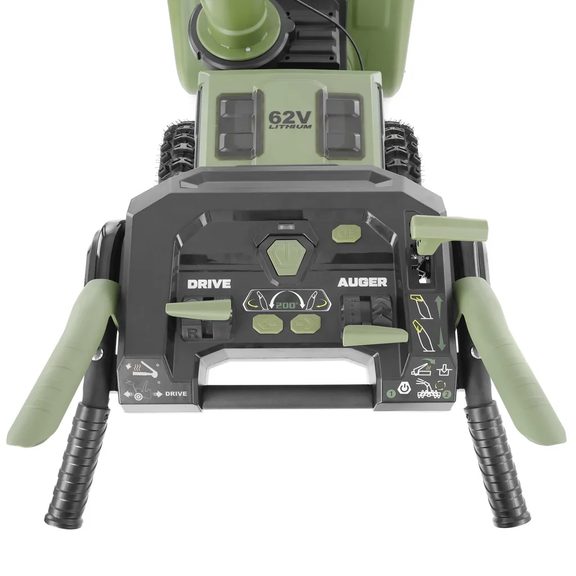 Ovládací panel a rukoväte frézy HECHT 6261