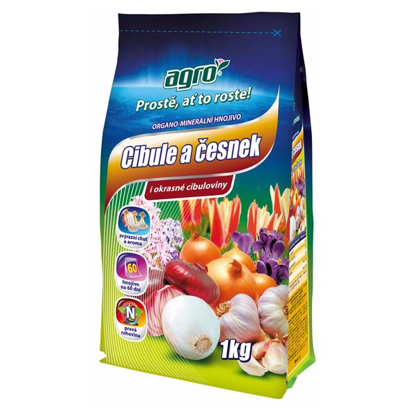 AGRO OM HNOJIVO CIBUĽA A CESNAK 1 KG
