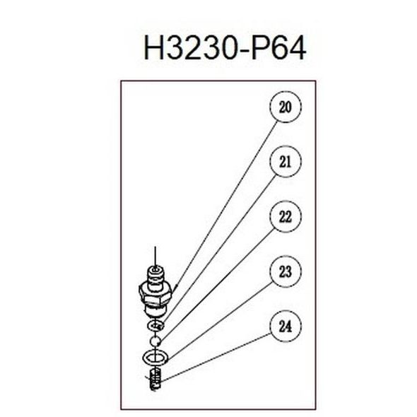 H3230-P64 - KONEKTOR