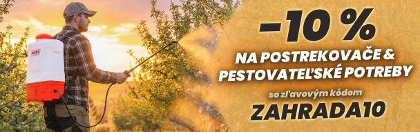 Postrekovače a pestovateľské potreby so zľavou 10 %