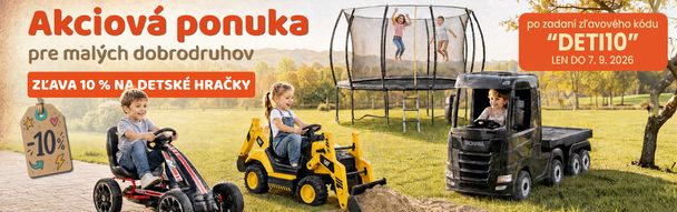 Ušetrite 10% na detských hračkách
