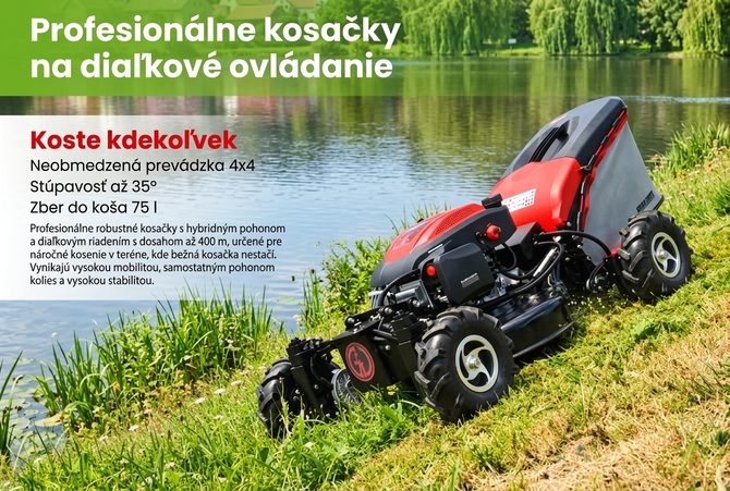 Kosenie na diaľku: Prečo už za kosačkou nebudete chcieť chodiť pešo