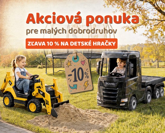 Ušetrite 10% na detských hračkách