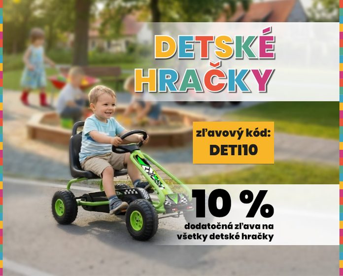 Zľava 10 % na detské hračky