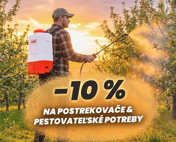 Postrekovače a pestovateľské potreby so zľavou 10 %
