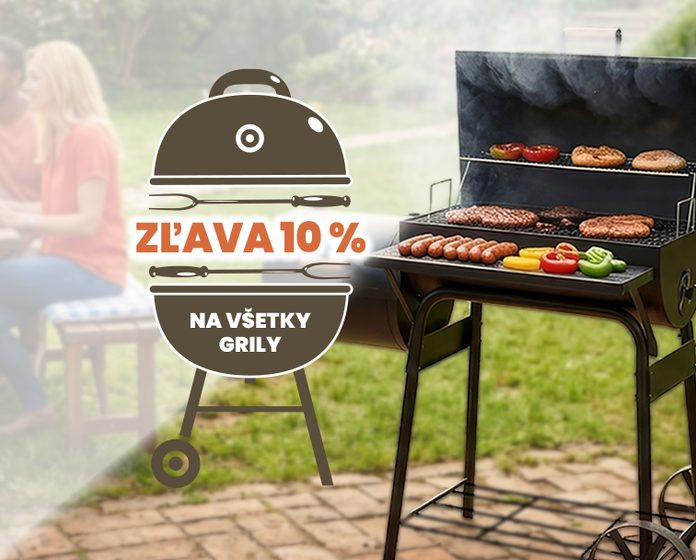 Zľava 10 % na grily