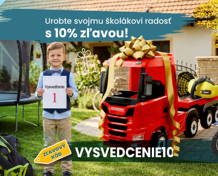 Oslávte vysvedčenie so zľavou 10 %