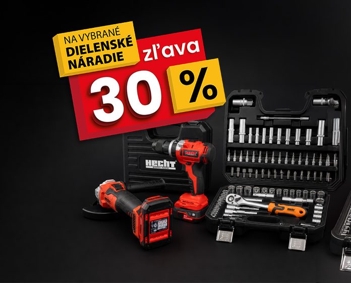 Zľava 30 % na vybrané produkty z kategórie Dielňa a Stavba