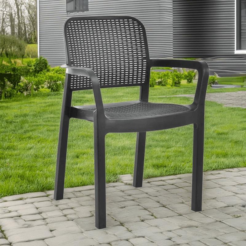 plastová záhradná stolička hecht