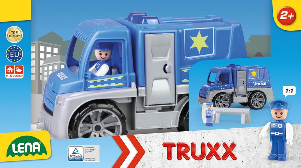 Levně Lena TRUXX policie, okrasný kartón