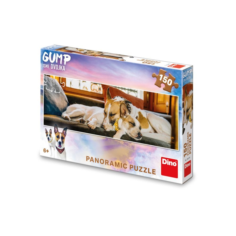 Levně GUMP JSME DVOJKA NA GAUČI 150 panoramic Puzzle