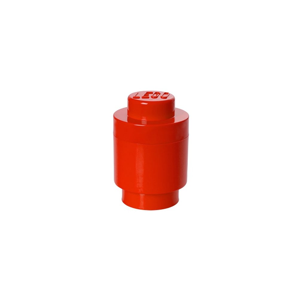 Levně LEGO úložný box kulatý 123 x 183 mm - červená