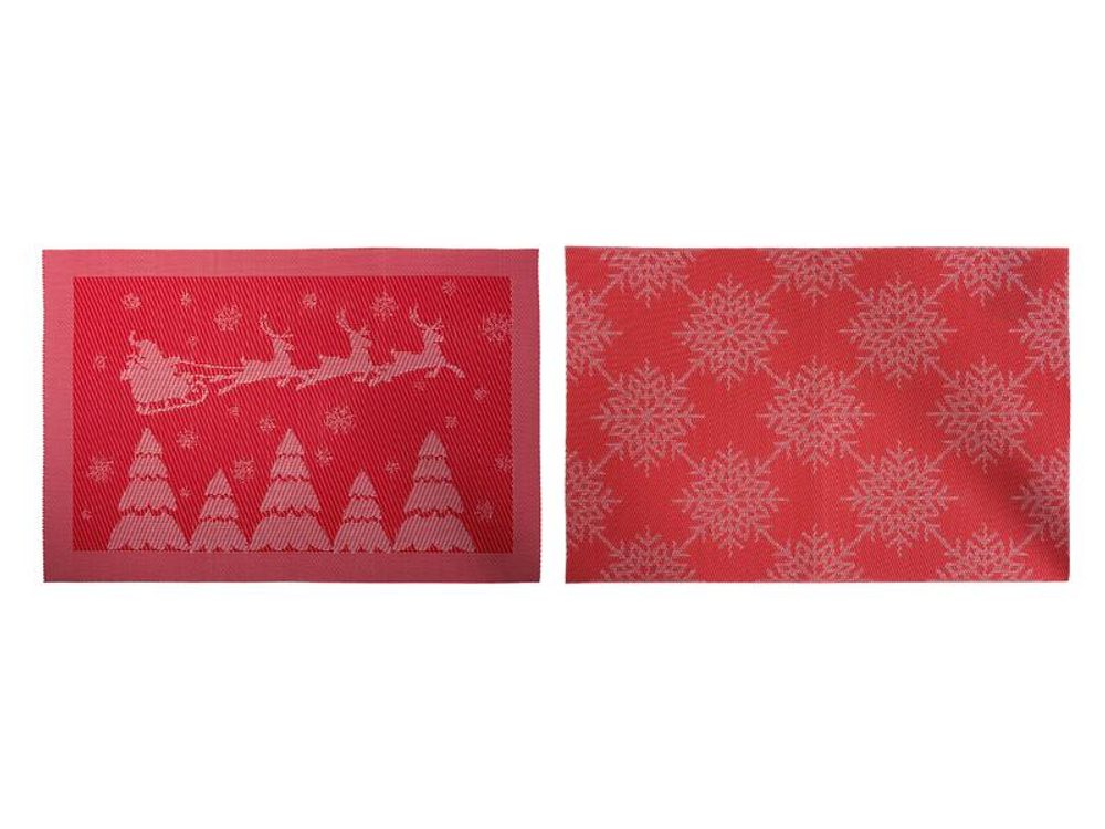 Levně HIT PROSTÍRÁNÍ VÁNOČNÍ 30X45 CM, POLYESTER, ČERVENÁ