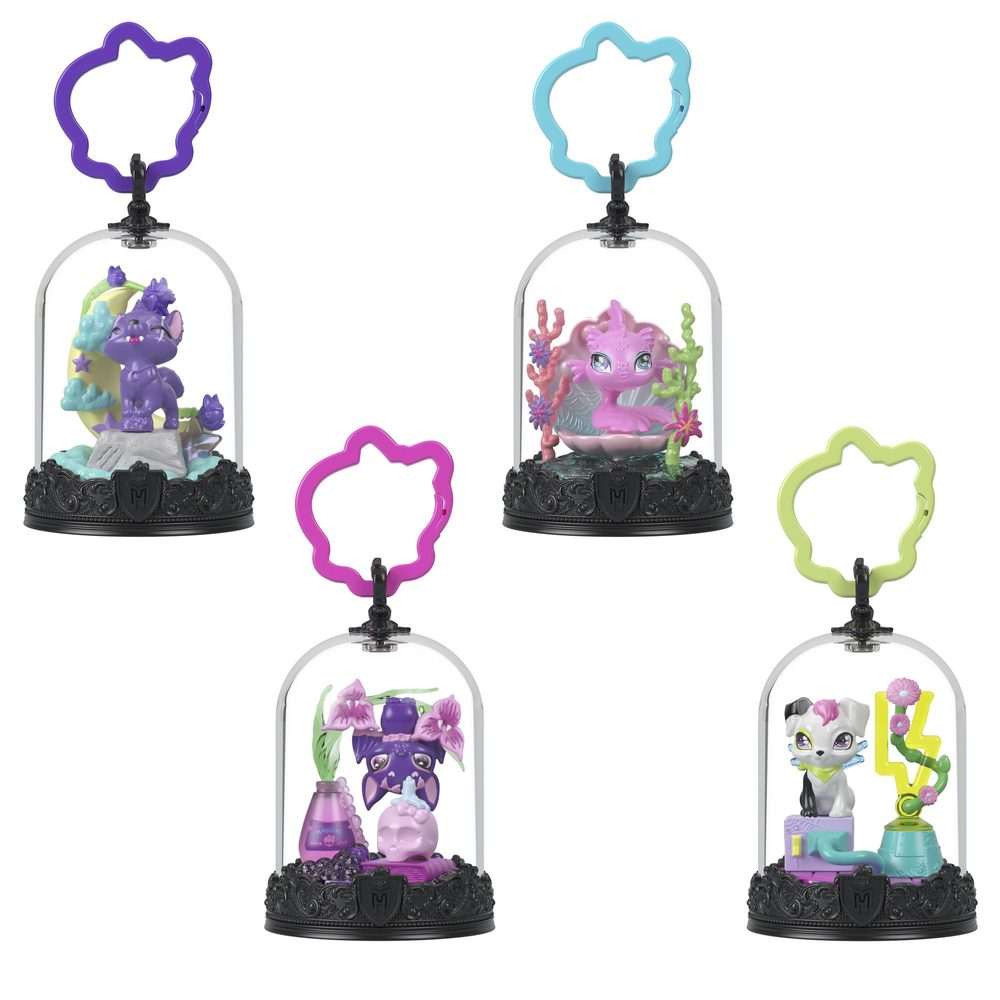 Levně Monster High klíčenka s příšerkovským mazlíčkem asst