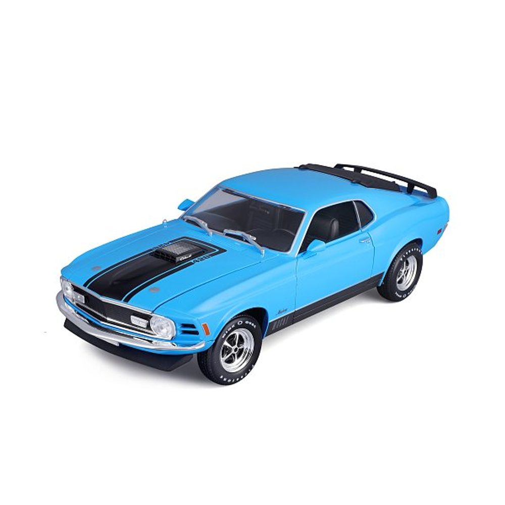 Levně Maisto - 1970 Ford Mustang Mach 1, modrá, 1:18