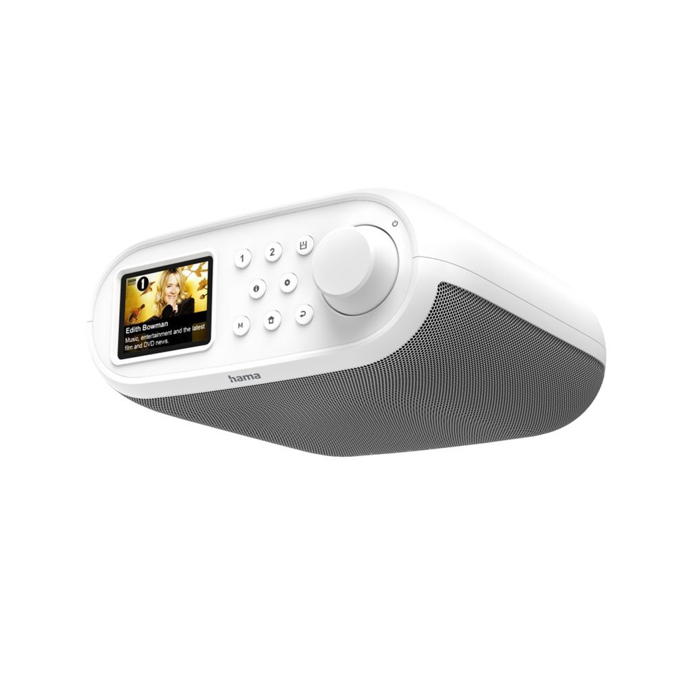 Levně Hama internetové rádio DIR400, DAB+/Bluetooth/App, bilé