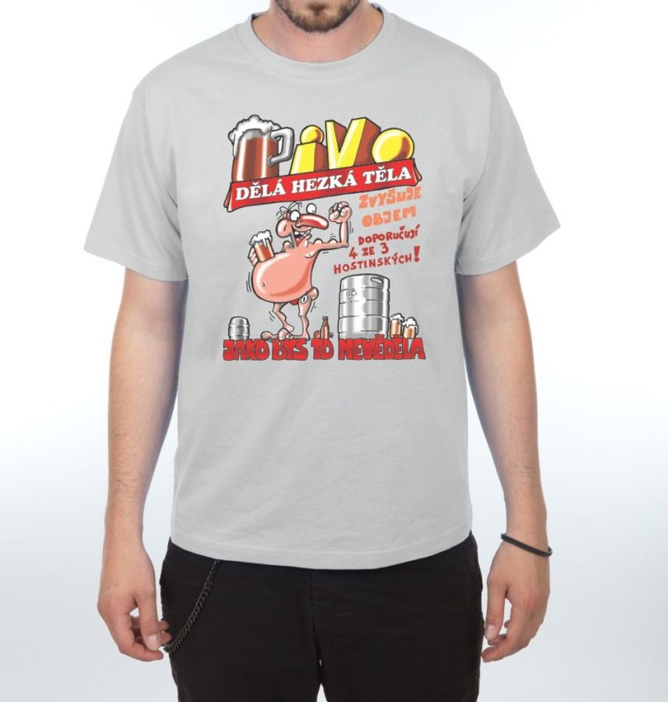 Levně Pivo dělá hezká těla - XXXL melír