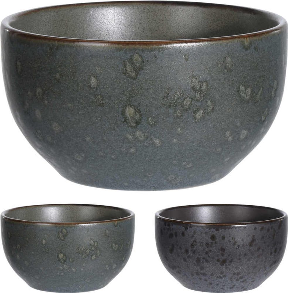 Levně EXCELLENT HOUSEWARE Miska kamenina 10,5 x 6 cm tmavě zelená KO-Q75600330tmze