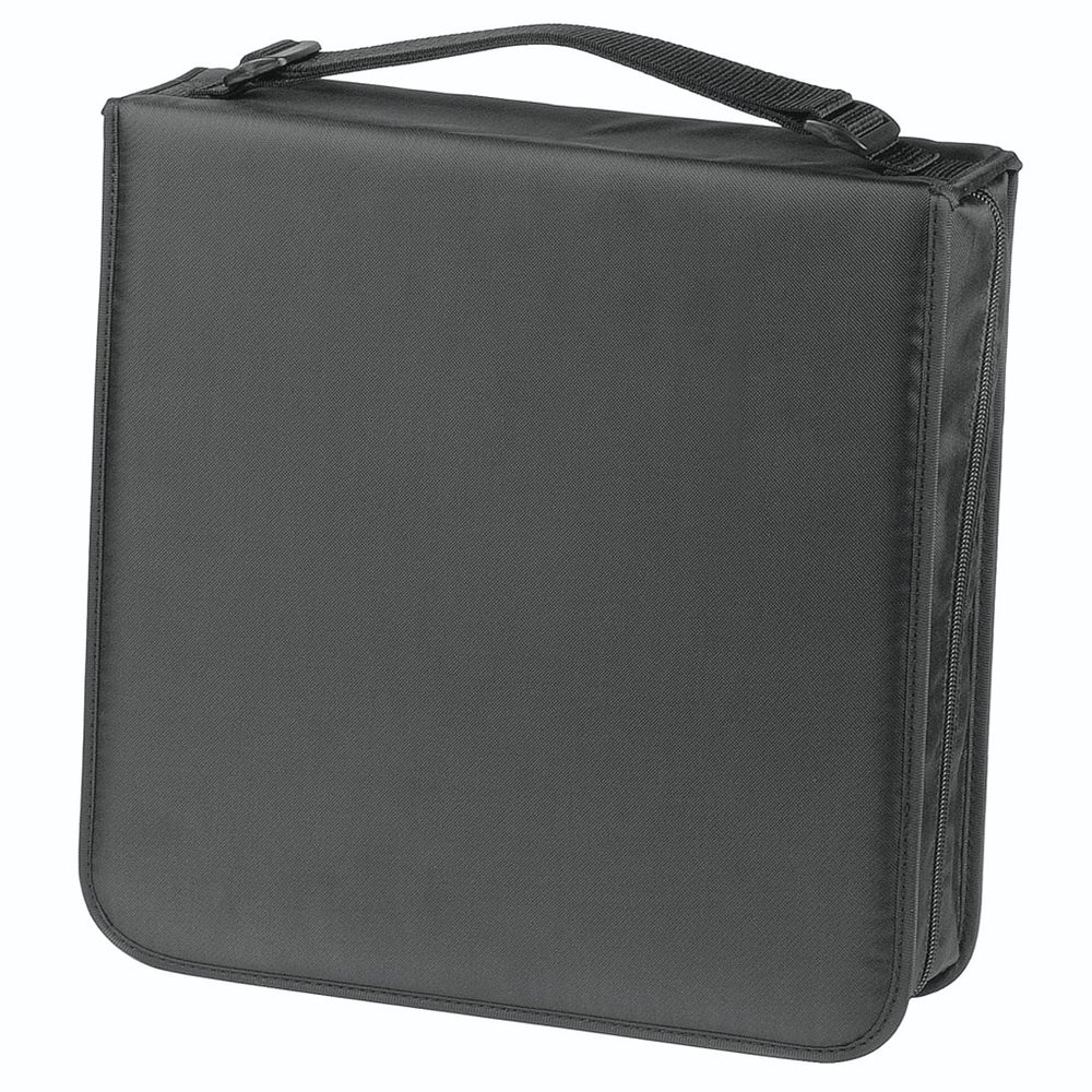 Levně Hama Wallet 208, pouzdro pro 208 CD/DVD/Blu-ray disků, polyester, černé