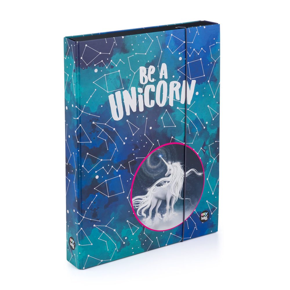Levně Karton P+P Box na sešity A4 Jumbo OXY Style Mini Unicorn pattern