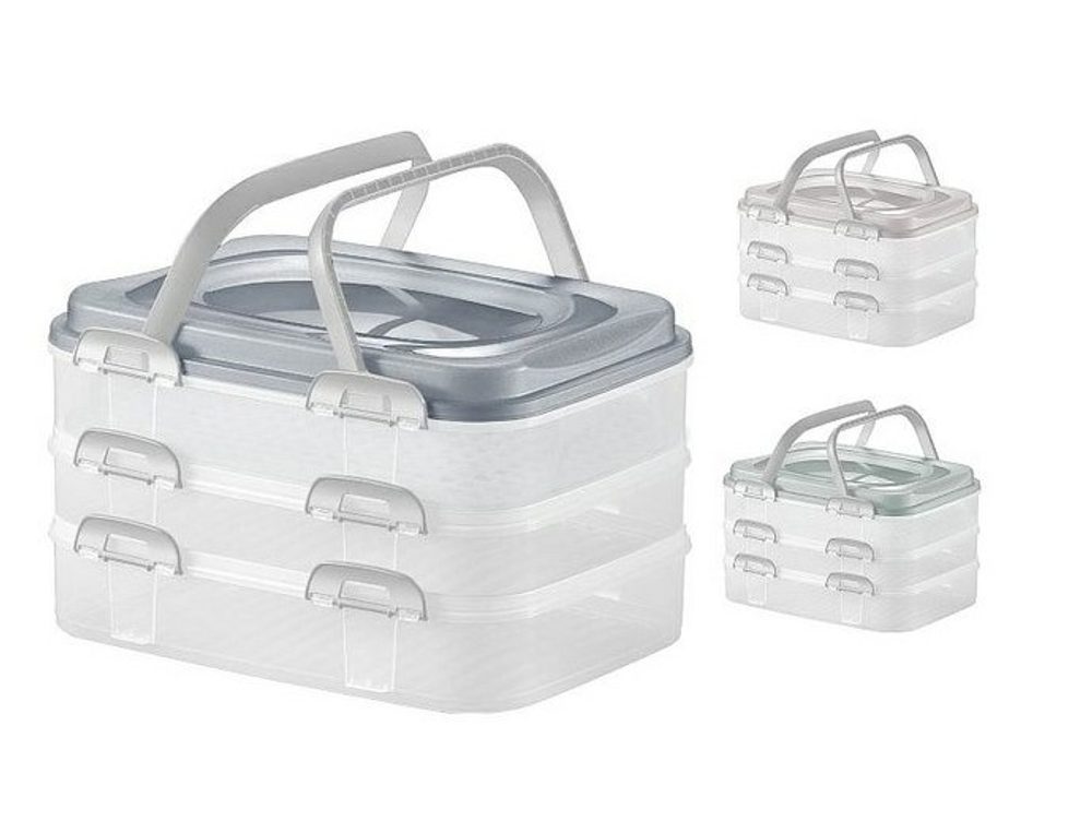 Levně box PIKNIK PARTY-3patra 40x30x25cm