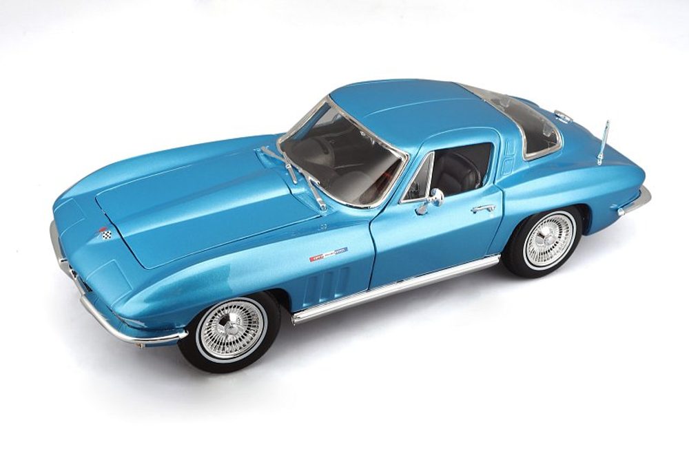 Levně Maisto - 1965 CHEVROLET CORVETTE, metal světle modrá, 1:18