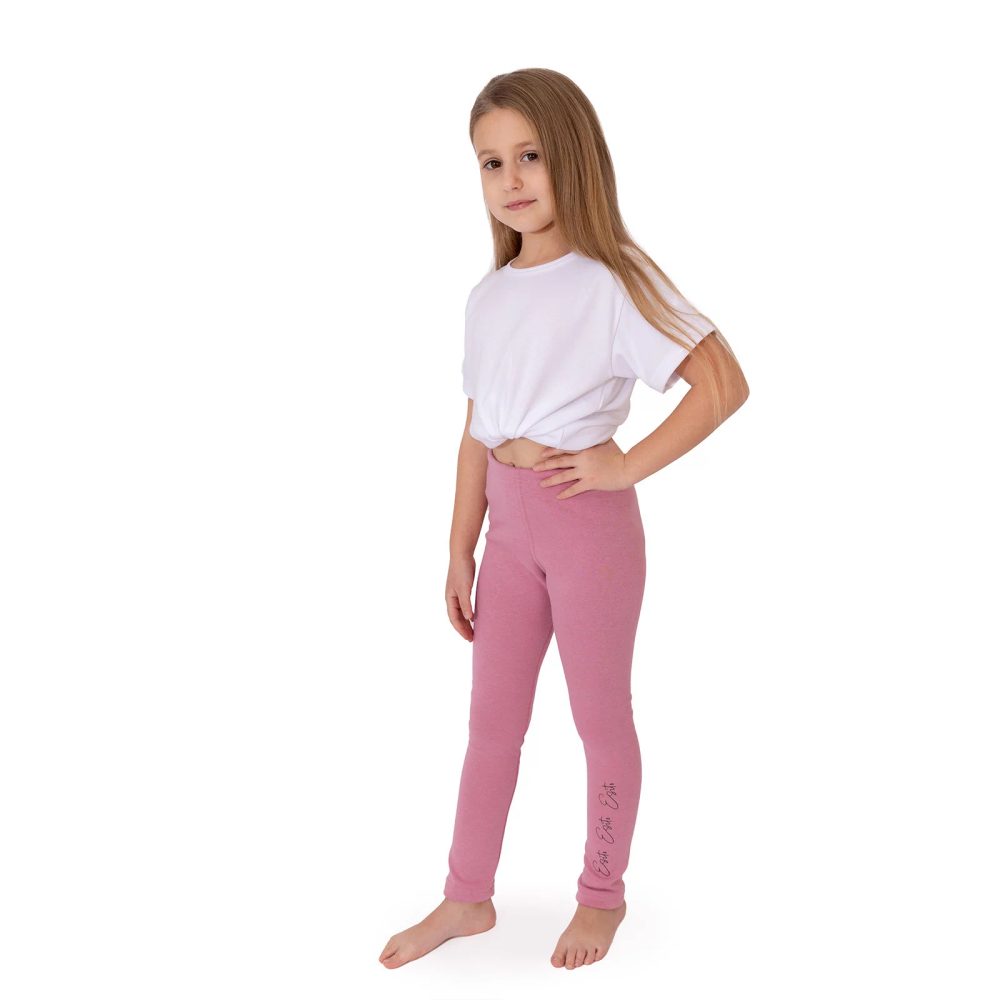 Levně ESITO Dětské zateplené legíny Warmkeeper Cyclamen pink - 104 růžová