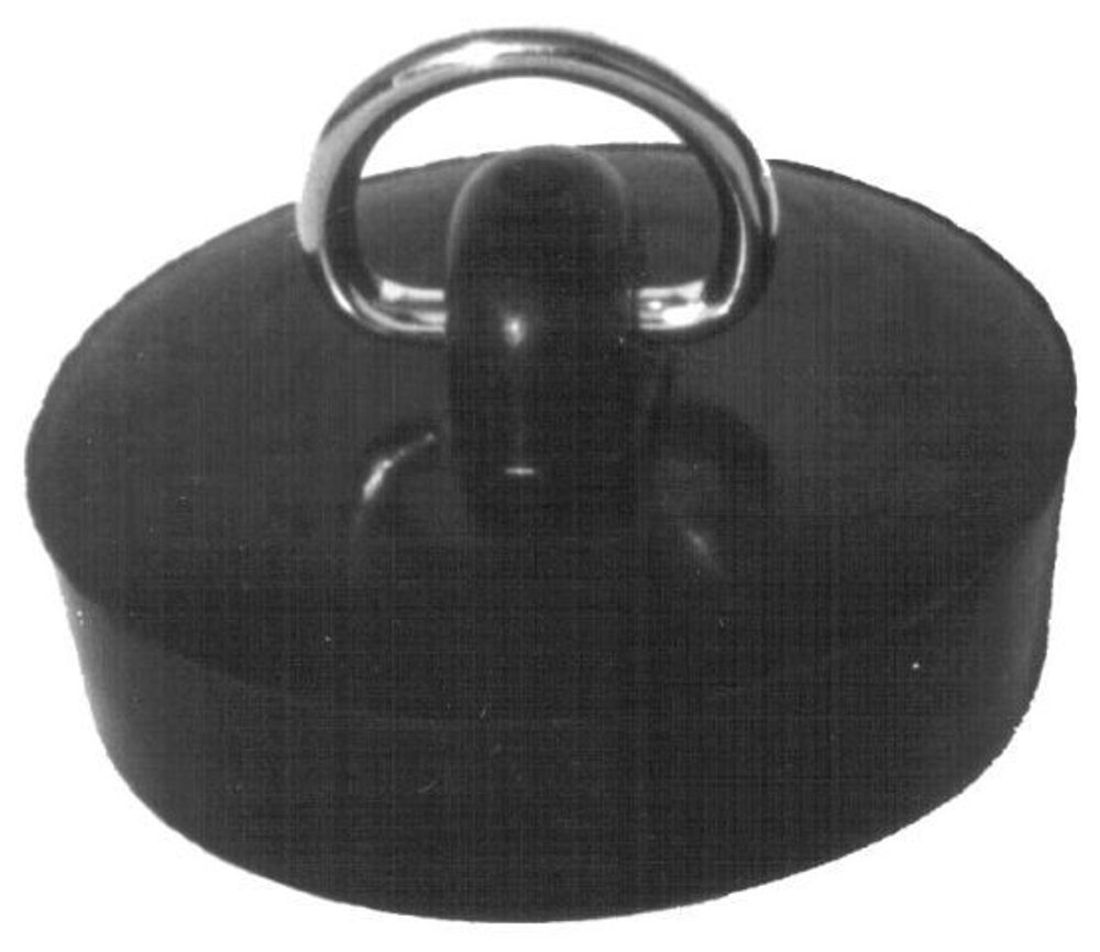 Levně zátka umyv.d39-1/1/4 palce, černá bal.