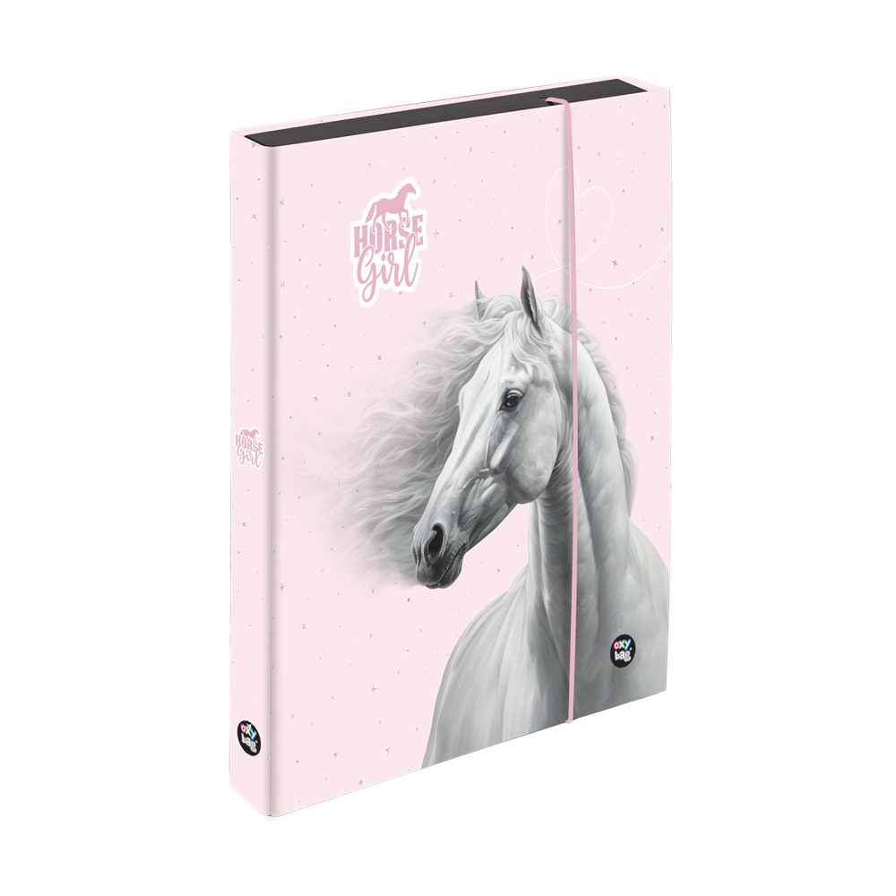 Levně Box na sešity A5 Jumbo kůň romantic