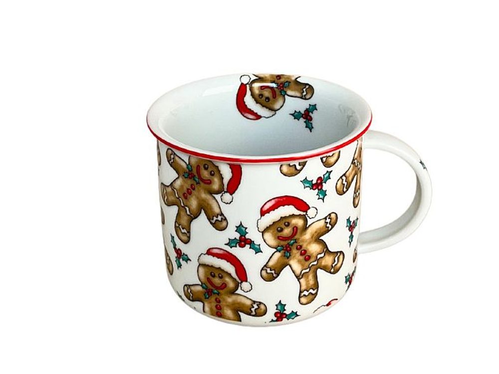 Levně hrnek 380ml TINA - PERNÍČEK vánoční, čes.porcelán