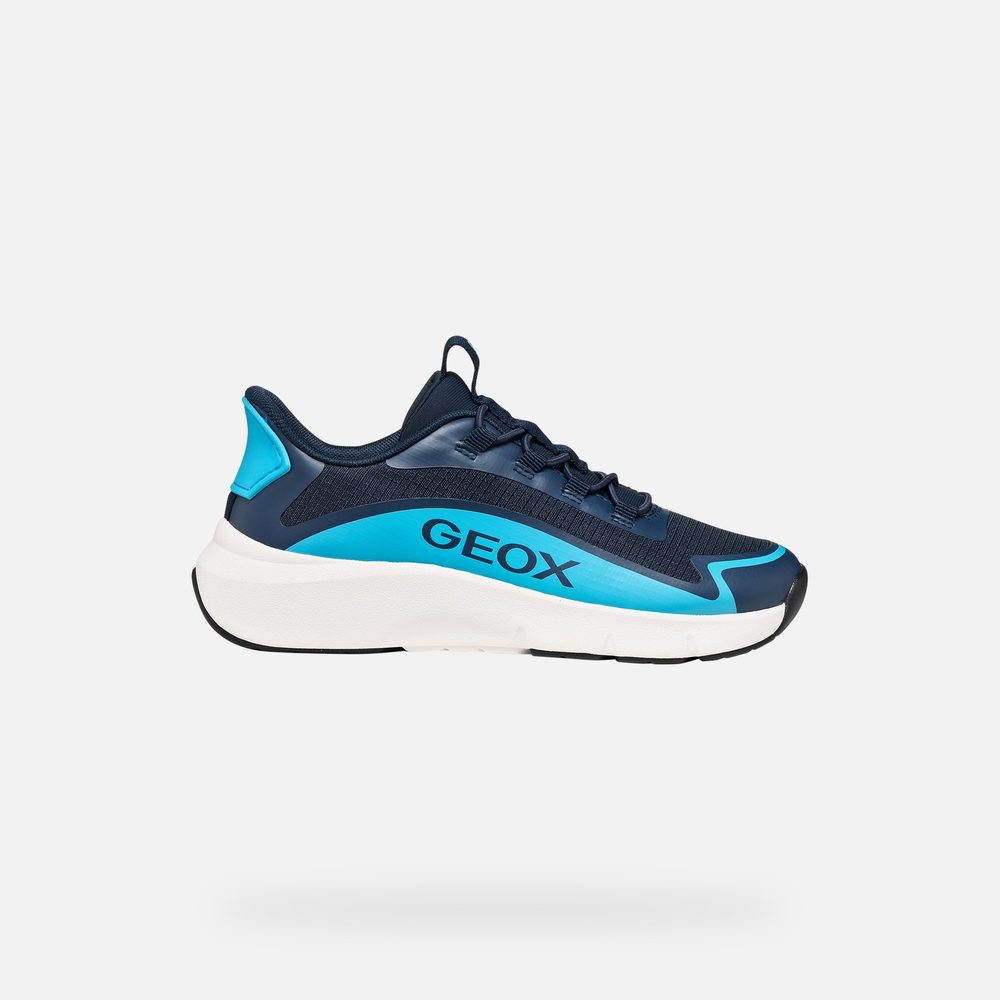 Tmavě modré chlapecké tenisky Geox Pro-ran Fast in - 28