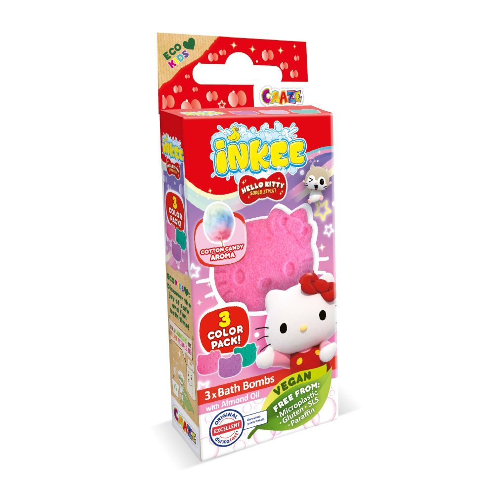 INKEE - Mini pack šumivá bomba - Hello Kitty (obrázek 5)