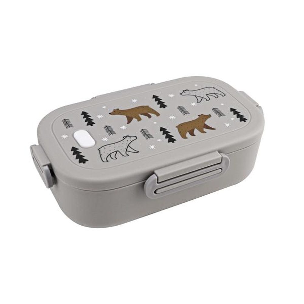 Levně TORO BOX SVAČINOVÝ 950ML DESIGN MEDVĚD 21,7X13,3X7CM