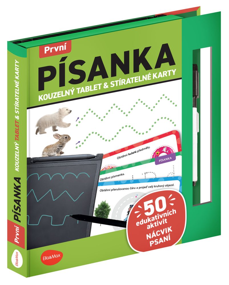 Levně Kouzelný tablet & stíratelné karty – První PÍSANKA