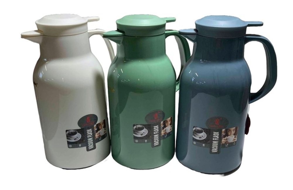 Levně termokonvice 1,3l, 3barvy, 2025, plast/sklo