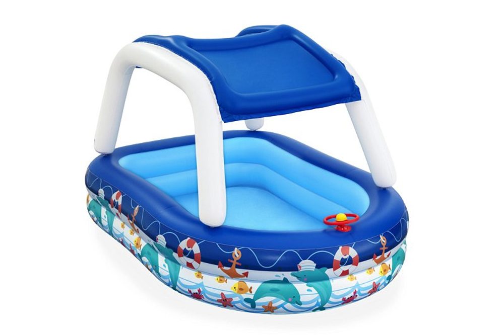 Levně Nafukovací bazének Captain Family, průměr 2,13m x 1,55m, výška 1,32m