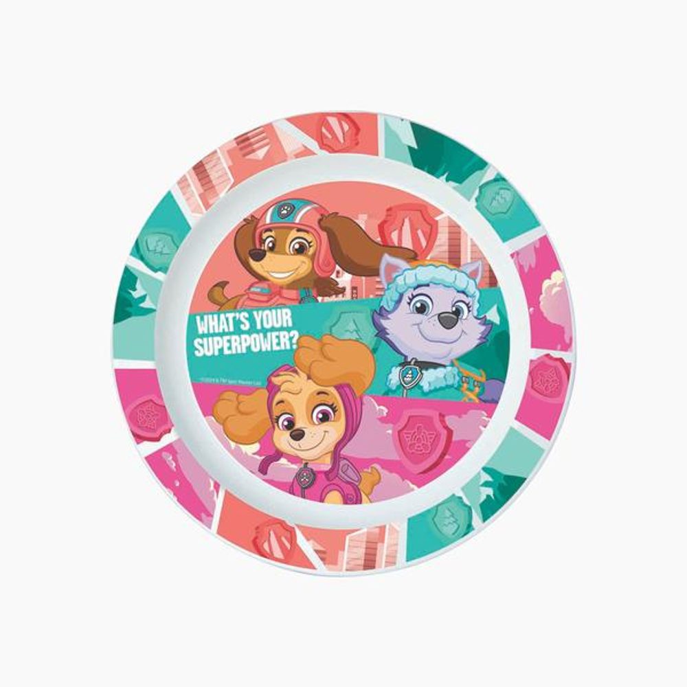 Levně STOR TALÍŘ PLASTOVÝ PAW PATROL, PRŮMĚR 22 CM