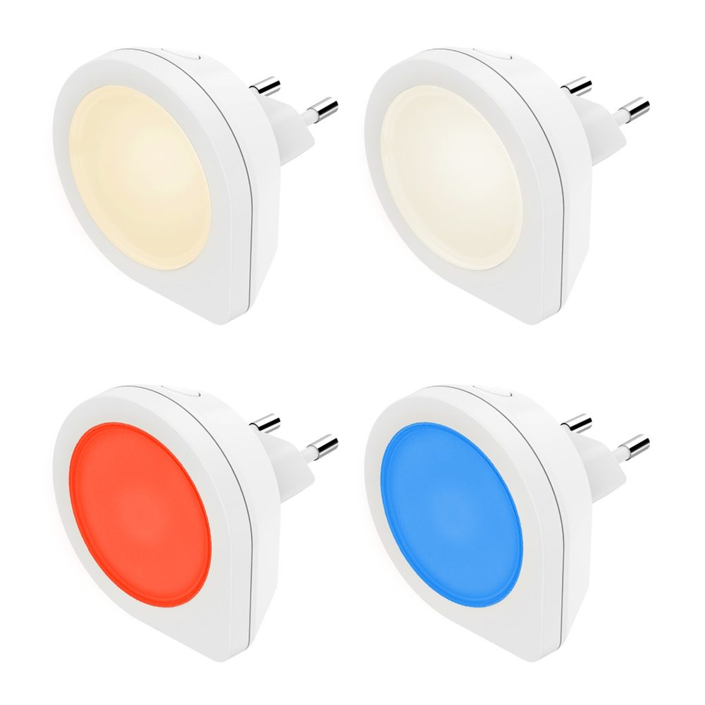 Levně Hama Basic, noční/orientační LED světlo, do zásuvky, soumrakový senzor, 16 ks v balení (cena za kus)