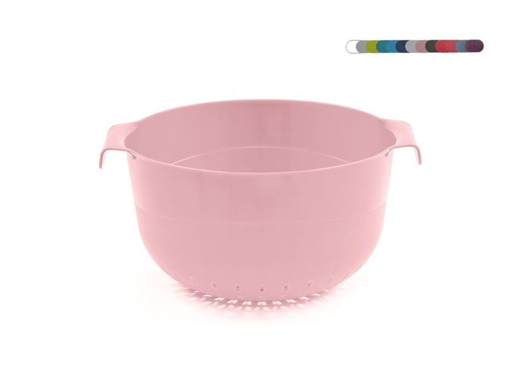 Levně cedník d22x26x12,5cm, stojící, 2ucha, měkčí plast