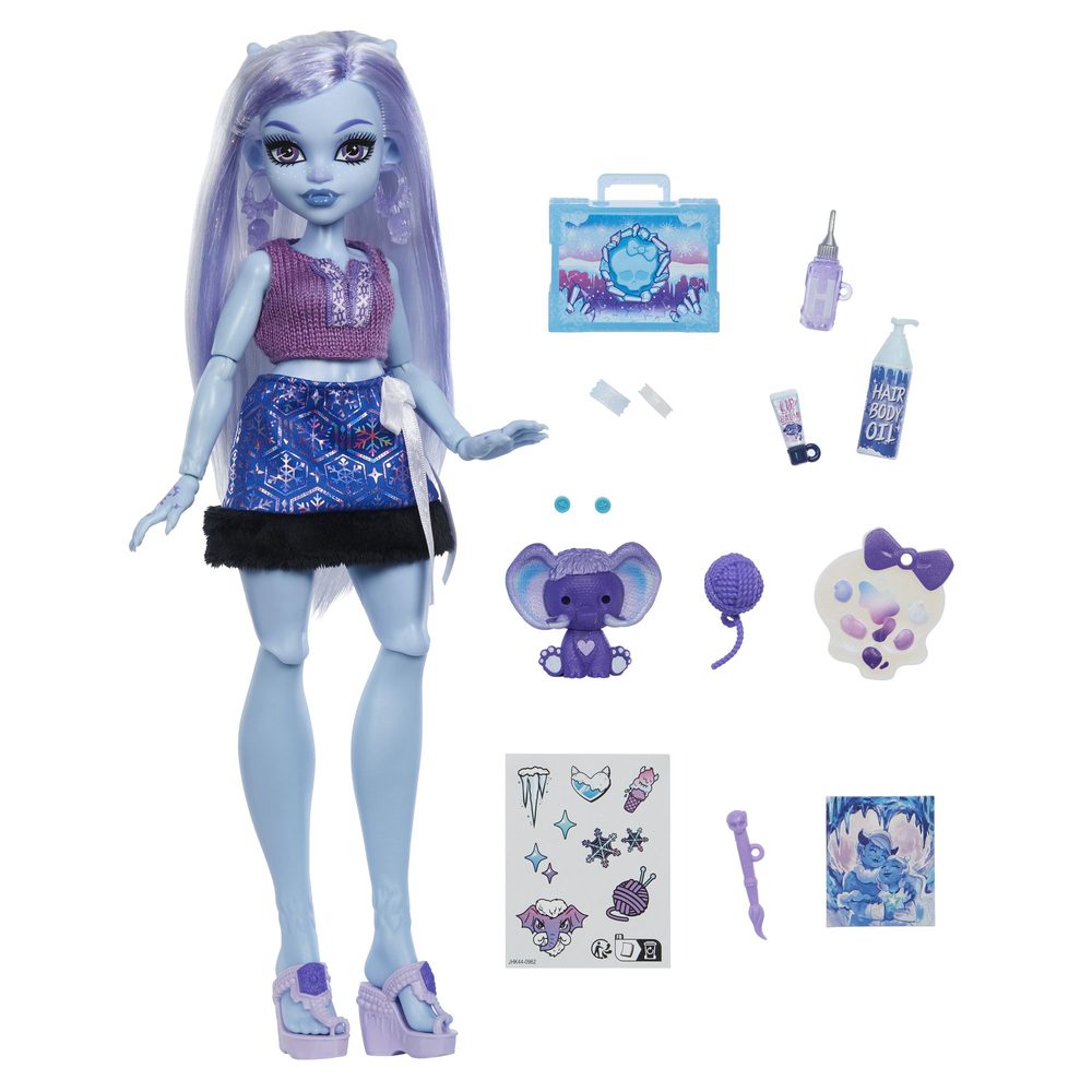 Levně Monster High panenka SELF-SCARE SECRETS - ABBEY